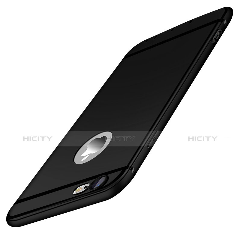 Coque Ultra Fine Silicone Souple pour Apple iPhone 6 Plus Noir Plus