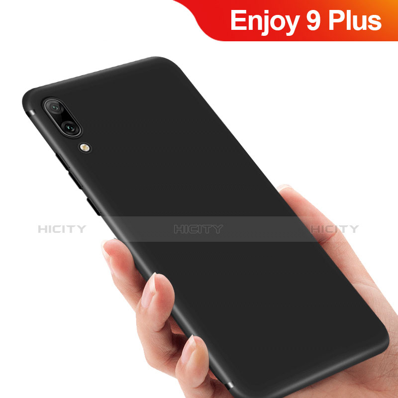 Coque Ultra Fine Silicone Souple pour Huawei Enjoy 9 Plus Noir Plus