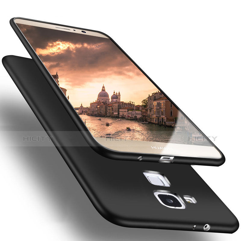 Coque Ultra Fine Silicone Souple pour Huawei Mate 7 Noir Plus