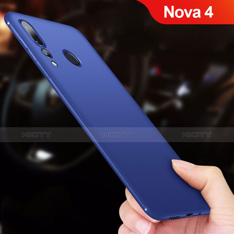 Coque Ultra Fine Silicone Souple pour Huawei Nova 4 Bleu Plus