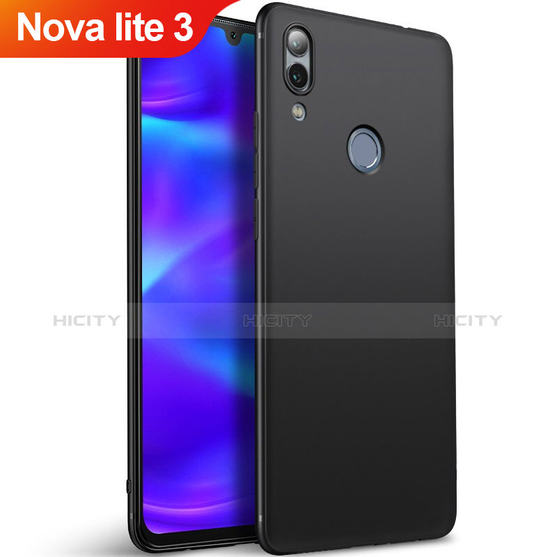 Coque Ultra Fine Silicone Souple pour Huawei Nova Lite 3 Noir Plus
