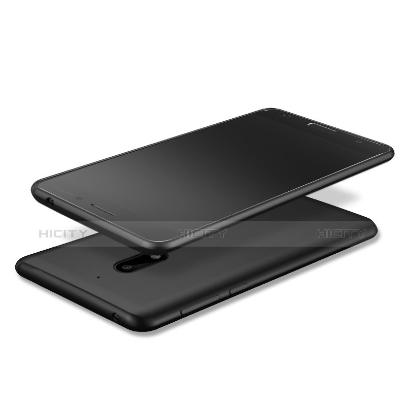 Coque Ultra Fine Silicone Souple pour Nokia 6 Noir Plus