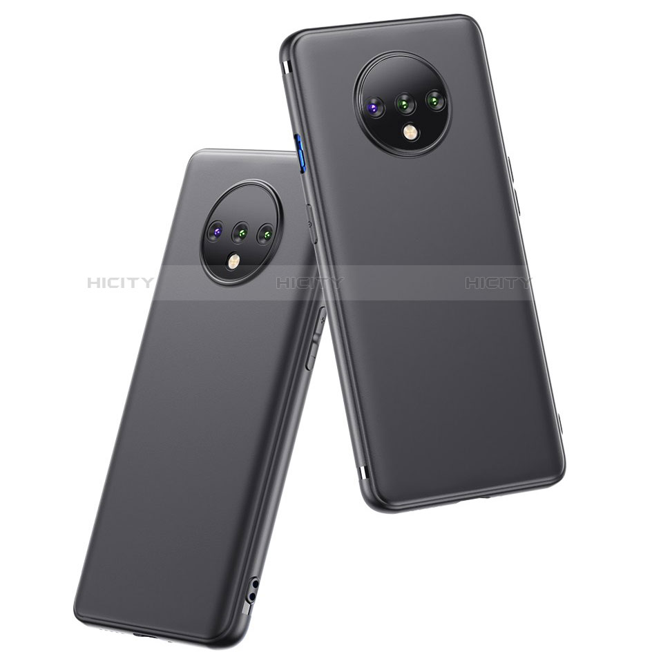 Coque Ultra Fine Silicone Souple pour OnePlus 7T Noir Plus
