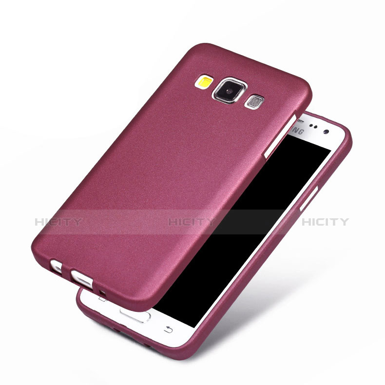 Coque Ultra Fine Silicone Souple pour Samsung Galaxy A3 SM-300F Violet Plus