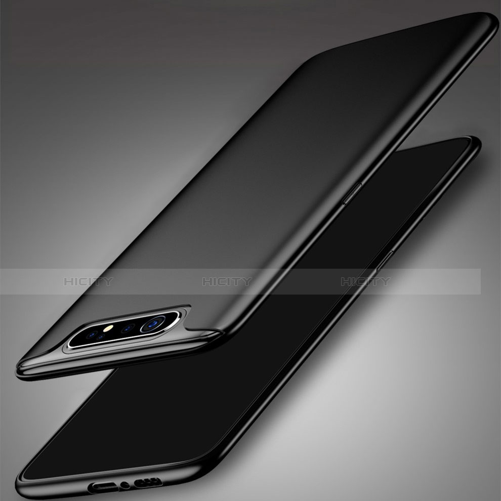 Coque Ultra Fine Silicone Souple pour Samsung Galaxy A80 Noir Plus