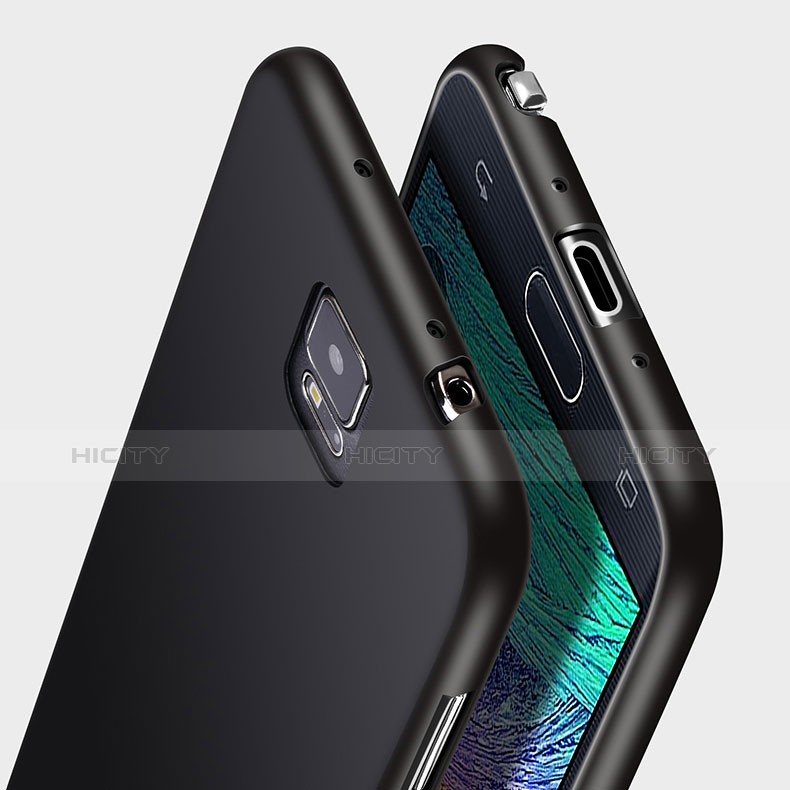 Coque Ultra Fine Silicone Souple pour Samsung Galaxy Note 4 Duos N9100 Dual SIM Noir Plus