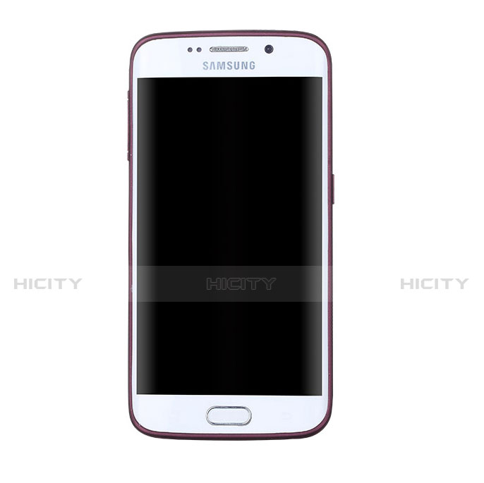 Coque Ultra Fine Silicone Souple pour Samsung Galaxy S6 Edge SM-G925 Violet Plus