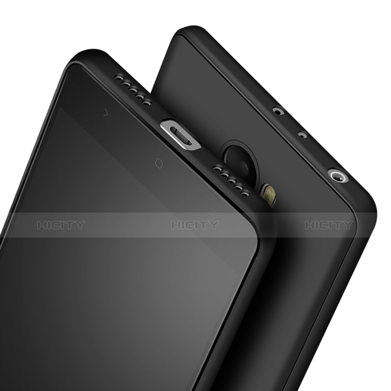 Coque Ultra Fine Silicone Souple pour Xiaomi Redmi 4 Standard Edition Noir Plus
