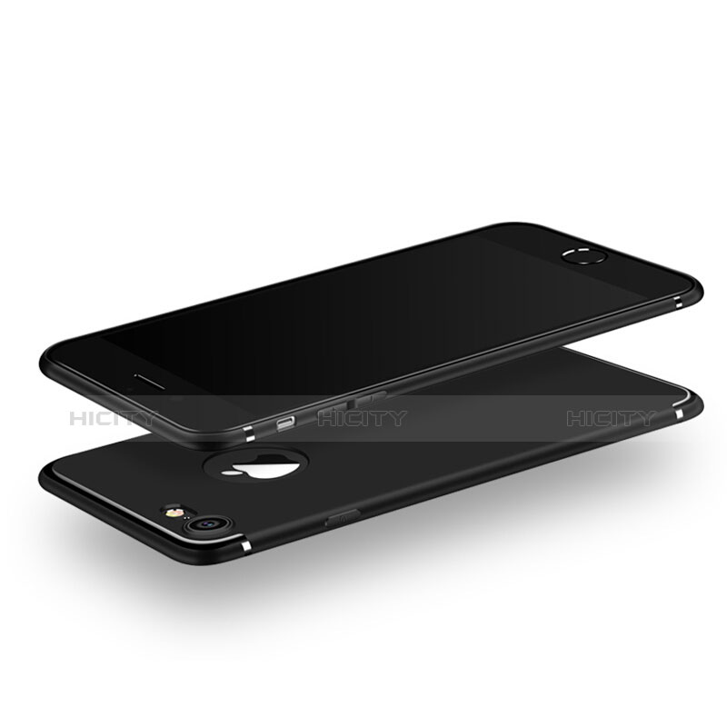 Coque Ultra Fine Silicone Souple S02 pour Apple iPhone 8 Noir Plus