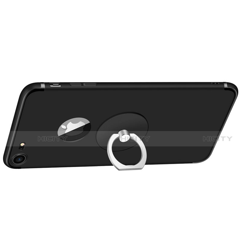 Coque Ultra Fine Silicone Souple S02 pour Apple iPhone SE (2020) Noir Plus