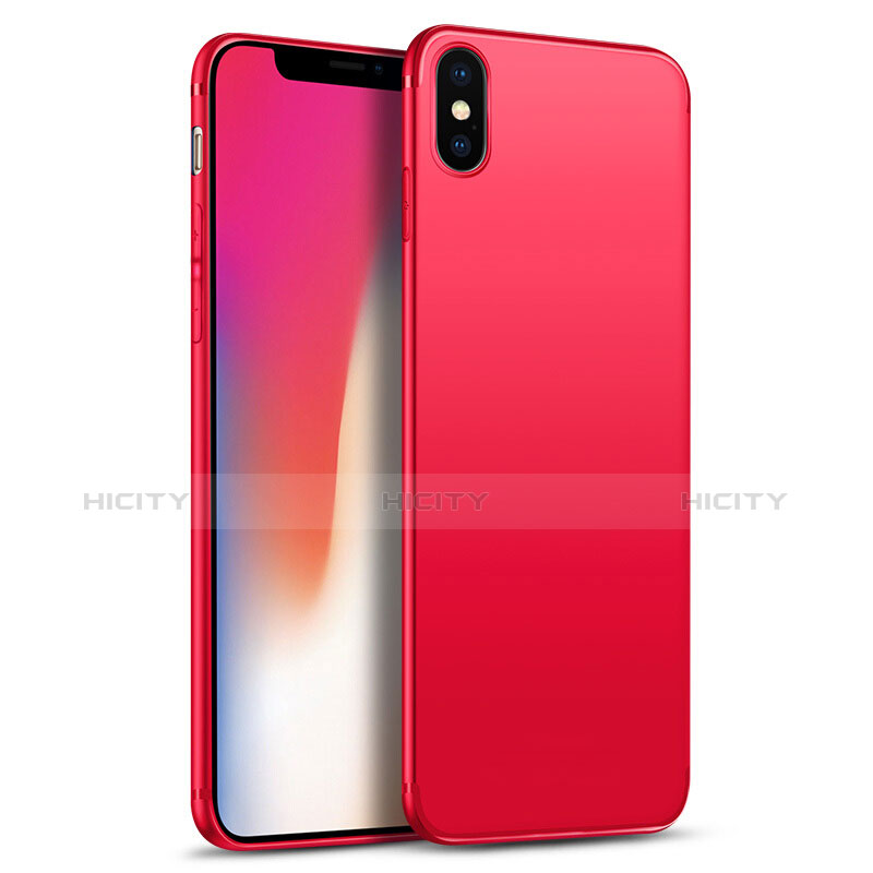 Coque Ultra Fine Silicone Souple S02 pour Apple iPhone Xs Rouge Plus