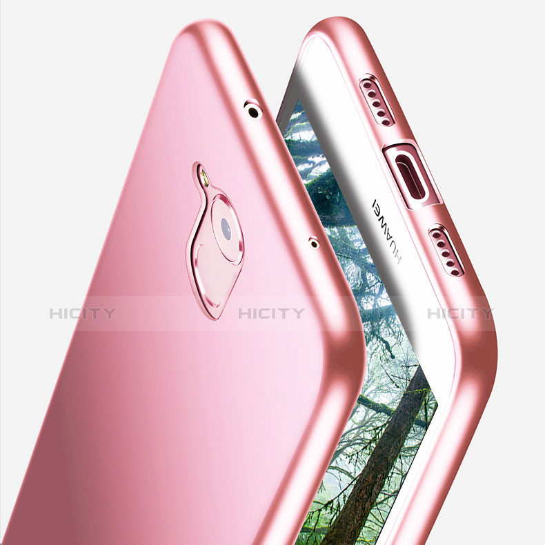 Coque Ultra Fine Silicone Souple S02 pour Huawei Honor 6C Rose Plus