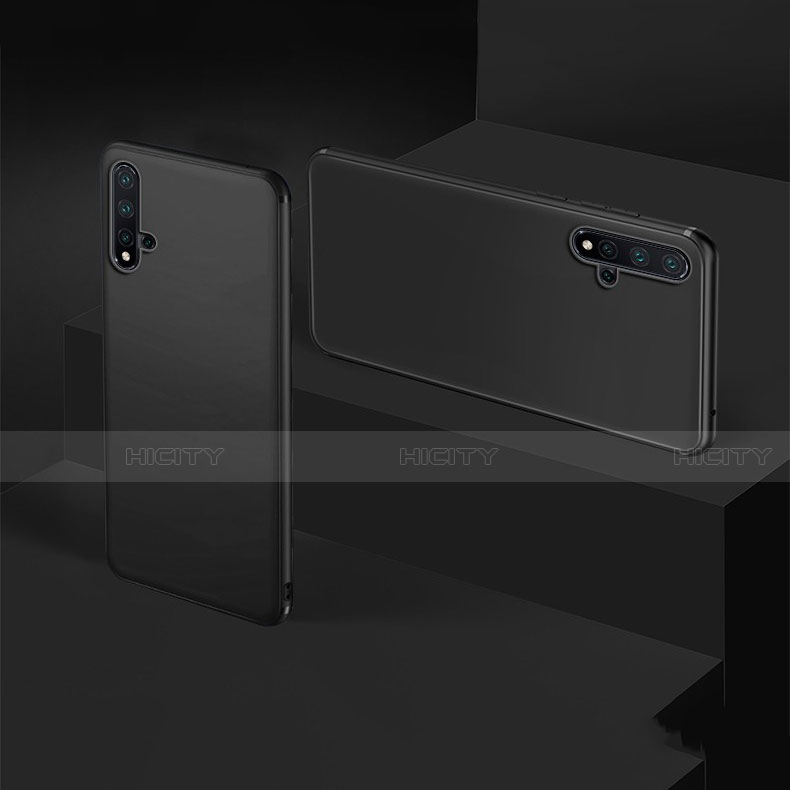 Coque Ultra Fine Silicone Souple S02 pour Huawei Nova 5 Noir Plus