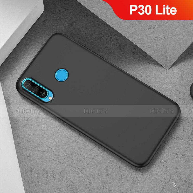 Coque Ultra Fine Silicone Souple S02 pour Huawei P30 Lite Noir Plus