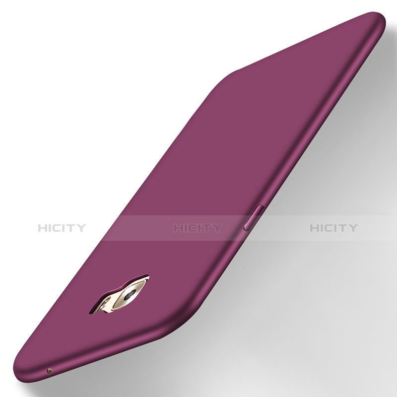 Coque Ultra Fine Silicone Souple S02 pour Samsung Galaxy C7 SM-C7000 Violet Plus