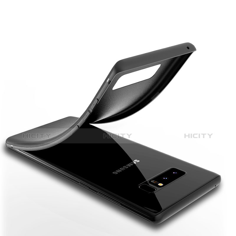 Coque Ultra Fine Silicone Souple S02 pour Samsung Galaxy Note 8 Duos N950F Noir Plus
