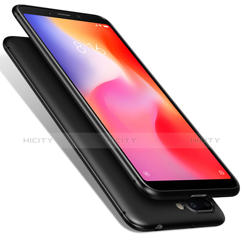 Coque Ultra Fine Silicone Souple S02 pour Xiaomi Redmi 6 Noir Plus