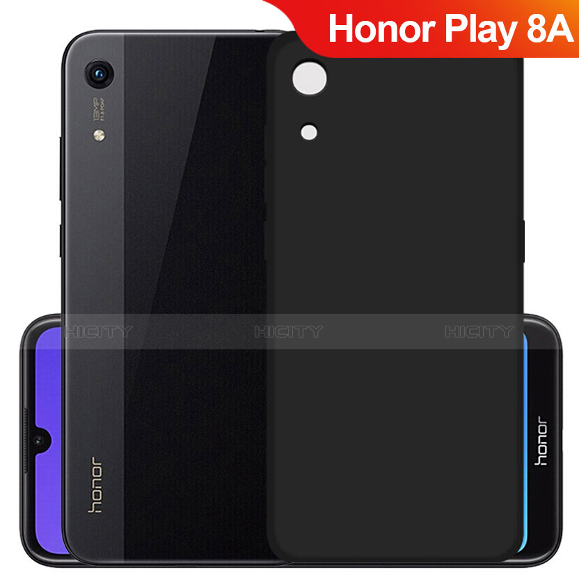 Coque Ultra Fine Silicone Souple S03 pour Huawei Honor Play 8A Noir Plus