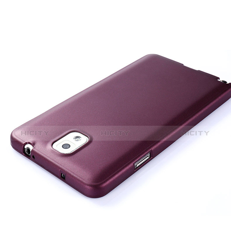 Coque Ultra Fine Silicone Souple S03 pour Samsung Galaxy Note 3 N9000 Violet Plus