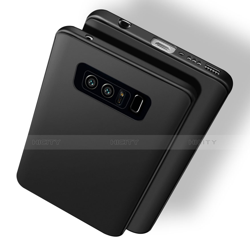 Coque Ultra Fine Silicone Souple S03 pour Samsung Galaxy Note 8 Duos N950F Noir Plus
