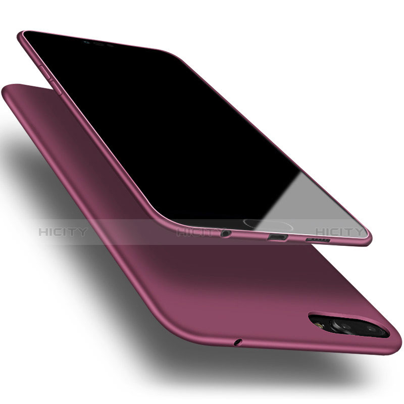 Coque Ultra Fine Silicone Souple S04 pour Huawei Honor 10 Violet Plus