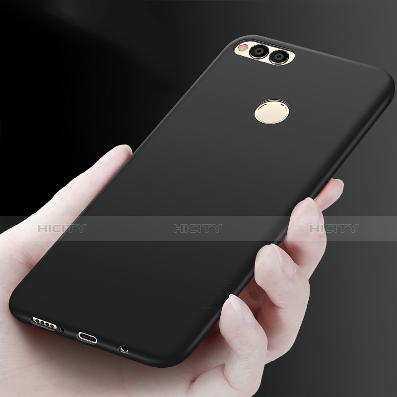 Coque Ultra Fine Silicone Souple S04 pour Huawei Honor Play 7X Noir Plus