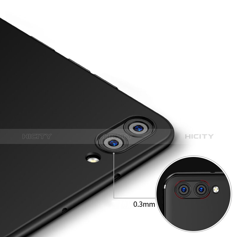 Coque Ultra Fine Silicone Souple S04 pour Huawei Honor View 10 Noir Plus