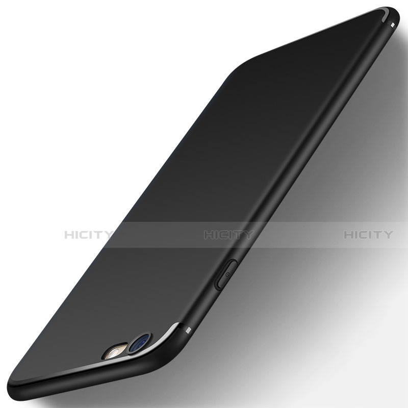 Coque Ultra Fine Silicone Souple S06 pour Apple iPhone SE3 (2022) Noir Plus