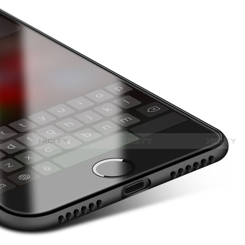 Coque Ultra Fine Silicone Souple S08 pour Apple iPhone SE3 (2022) Noir Plus