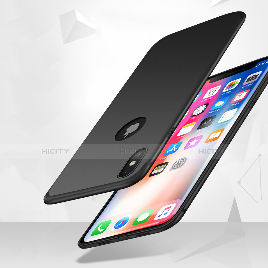 Coque Ultra Fine Silicone Souple S08 pour Apple iPhone Xs Max Rose Plus