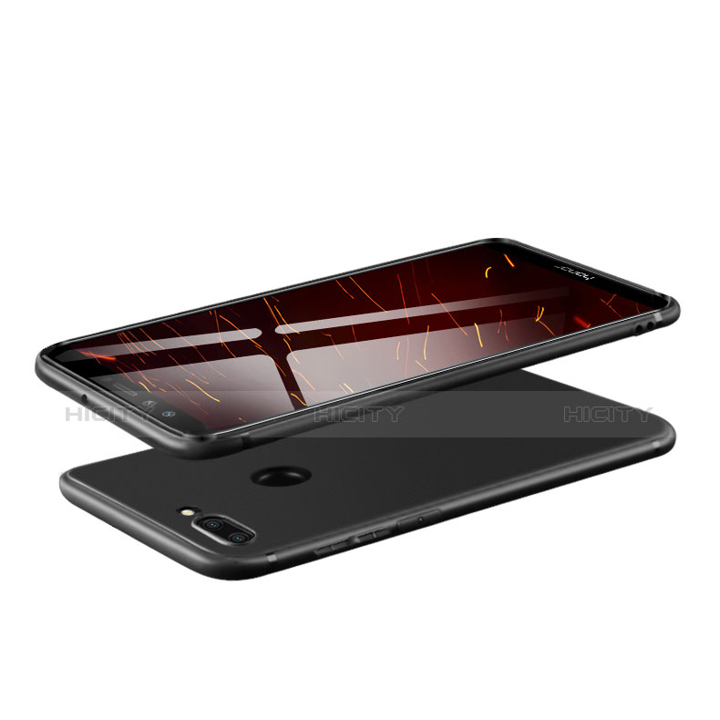 Coque Ultra Fine Silicone Souple S08 pour Huawei Honor 9 Lite Noir Plus