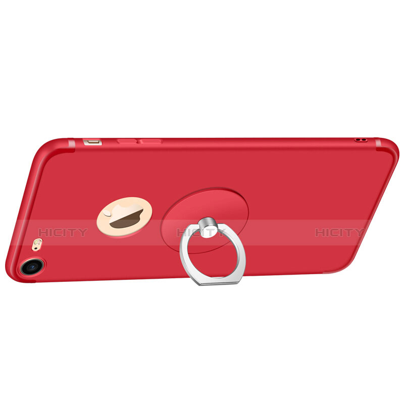 Coque Ultra Fine Silicone Souple S09 pour Apple iPhone 7 Rouge Plus