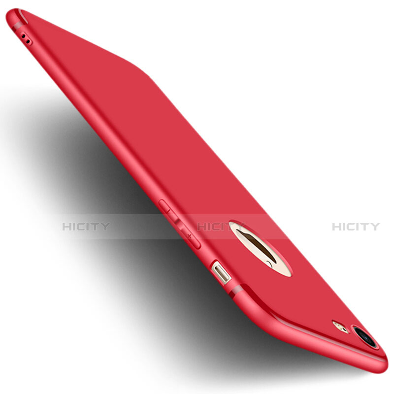 Coque Ultra Fine Silicone Souple S09 pour Apple iPhone SE (2020) Rouge Plus