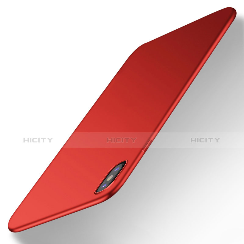 Coque Ultra Fine Silicone Souple S14 pour Apple iPhone Xs Max Rouge Plus