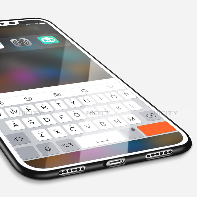 Coque Ultra Fine Silicone Souple S14 pour Apple iPhone Xs Noir Plus