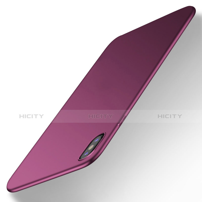 Coque Ultra Fine Silicone Souple S15 pour Apple iPhone X Violet Plus