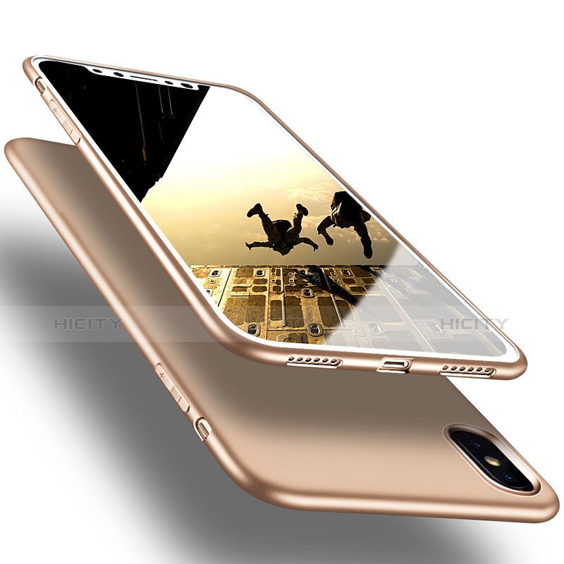 Coque Ultra Fine Silicone Souple S16 pour Apple iPhone Xs Max Or Plus
