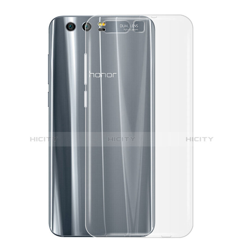 Coque Ultra Fine Silicone Souple Transparente et Protecteur d'Ecran pour Huawei Honor 9 Gris Plus
