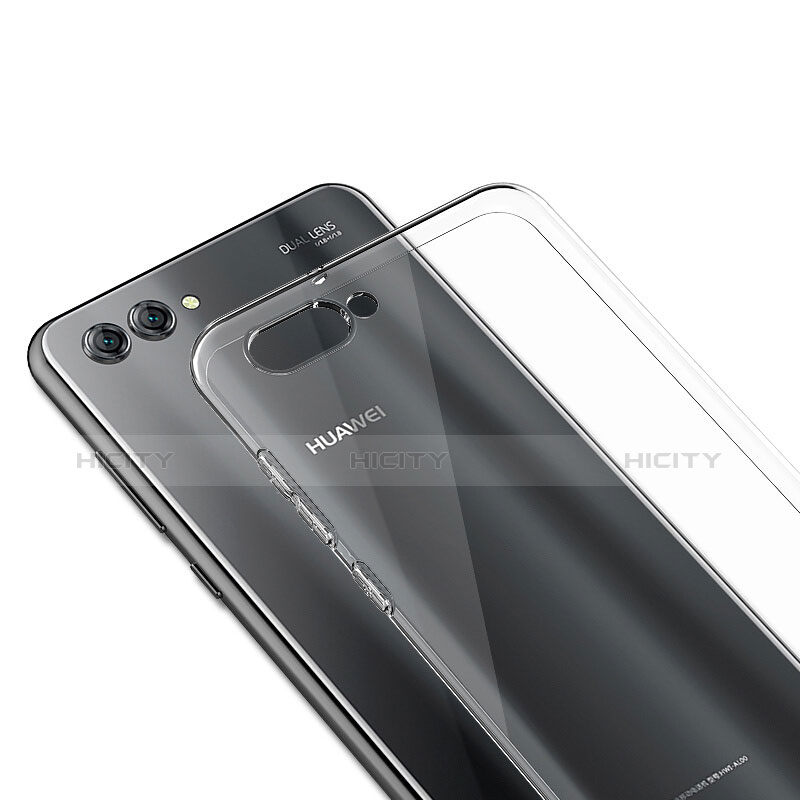 Coque Ultra Fine Silicone Souple Transparente et Protecteur d'Ecran pour Huawei Nova 2S Noir Plus