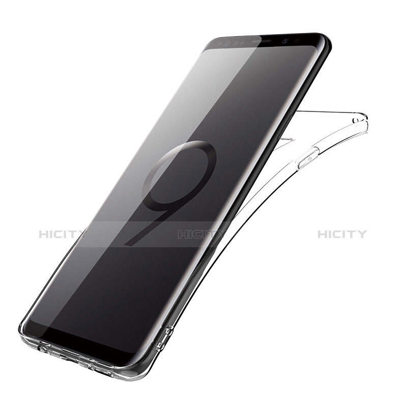 Coque Ultra Fine Silicone Souple Transparente et Protecteur d'Ecran pour Samsung Galaxy S9 Plus Clair Plus