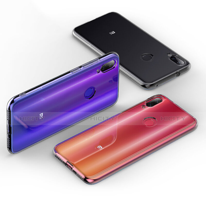 Coque Ultra Fine Silicone Souple Transparente et Protecteur d'Ecran pour Xiaomi Mi Play 4G Clair Plus