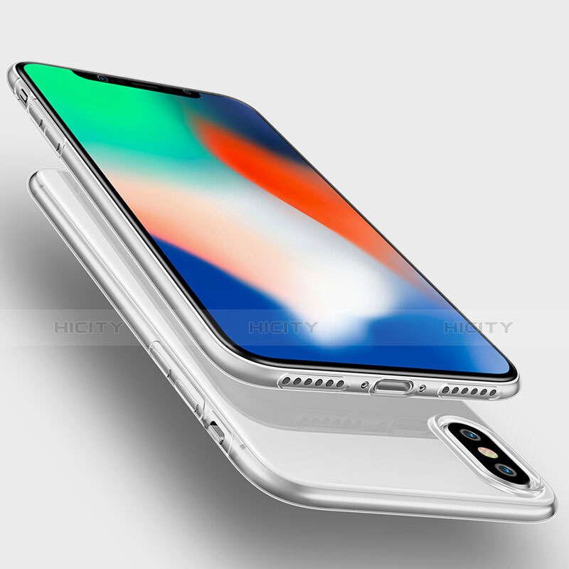Coque Ultra Fine Silicone Souple Transparente pour Apple iPhone X Clair Plus