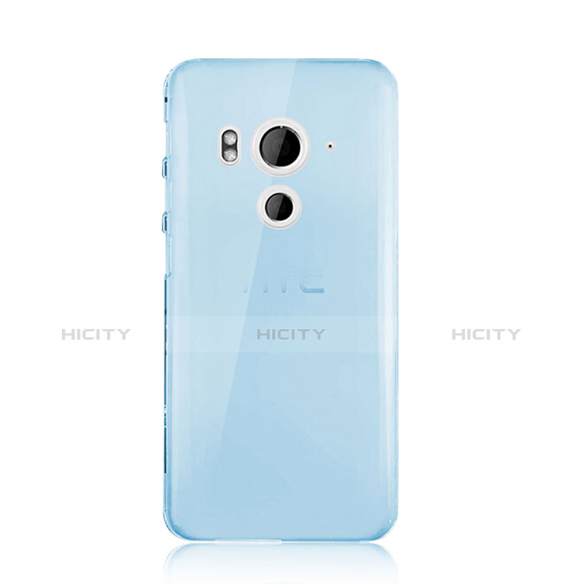 Coque Ultra Fine Silicone Souple Transparente pour HTC Butterfly 3 Bleu Plus