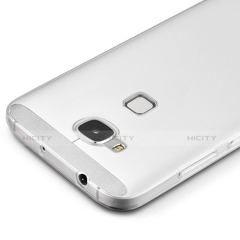 Coque Ultra Fine Silicone Souple Transparente pour Huawei G7 Plus Blanc Plus