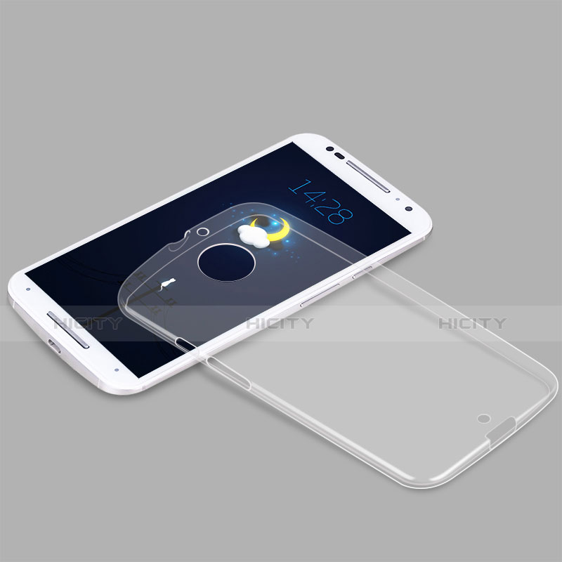 Coque Ultra Fine Silicone Souple Transparente pour Motorola Moto X (2nd Gen) Clair Plus