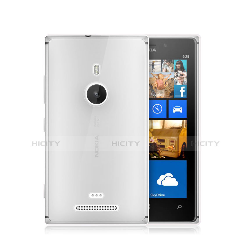 Coque Ultra Fine Silicone Souple Transparente pour Nokia Lumia 925 Clair Plus