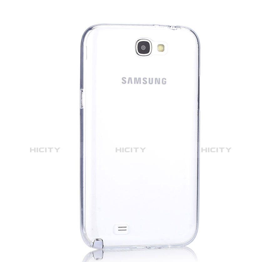 Coque Ultra Fine Silicone Souple Transparente pour Samsung Galaxy Note 2 N7100 N7105 Clair Plus
