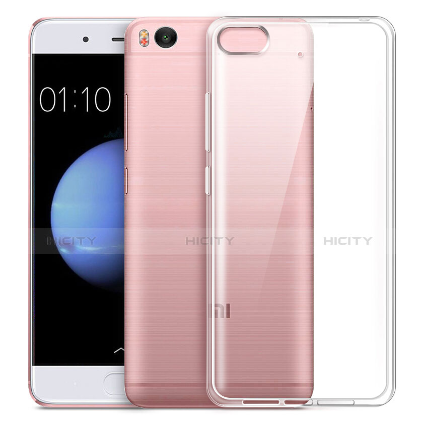 Coque Ultra Fine Silicone Souple Transparente pour Xiaomi Mi 5S Blanc Plus