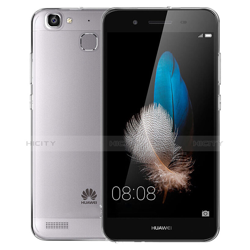 Coque Ultra Fine Silicone Souple Transparente T02 pour Huawei Enjoy 5S Gris Plus