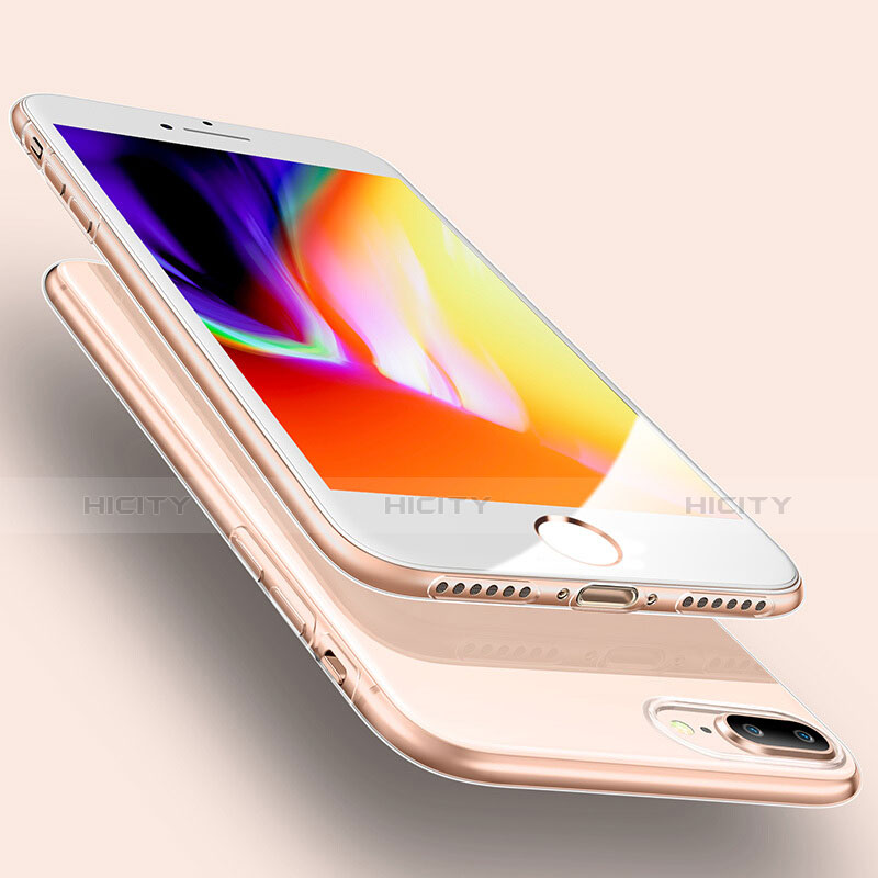 Coque Ultra Fine Silicone Souple Transparente T03 pour Apple iPhone 8 Plus Clair Plus